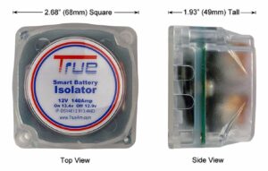 True Smart Battery Isolator for Camper Truck and other vehicles